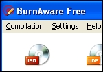 Screenshot of BurnAware Free 4.9