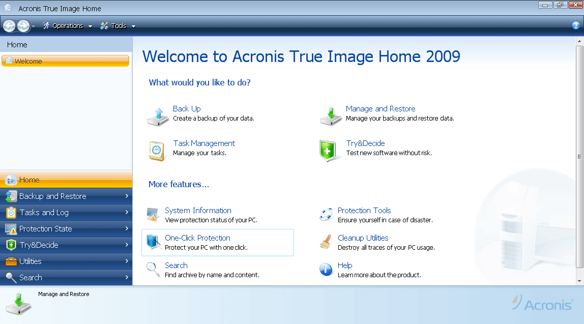 Acronis Split Tib File: Software Free Download