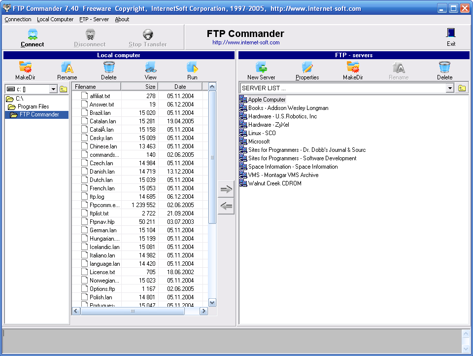 commander one ftp