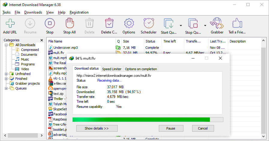 internet download manager trial version free download for 60 days