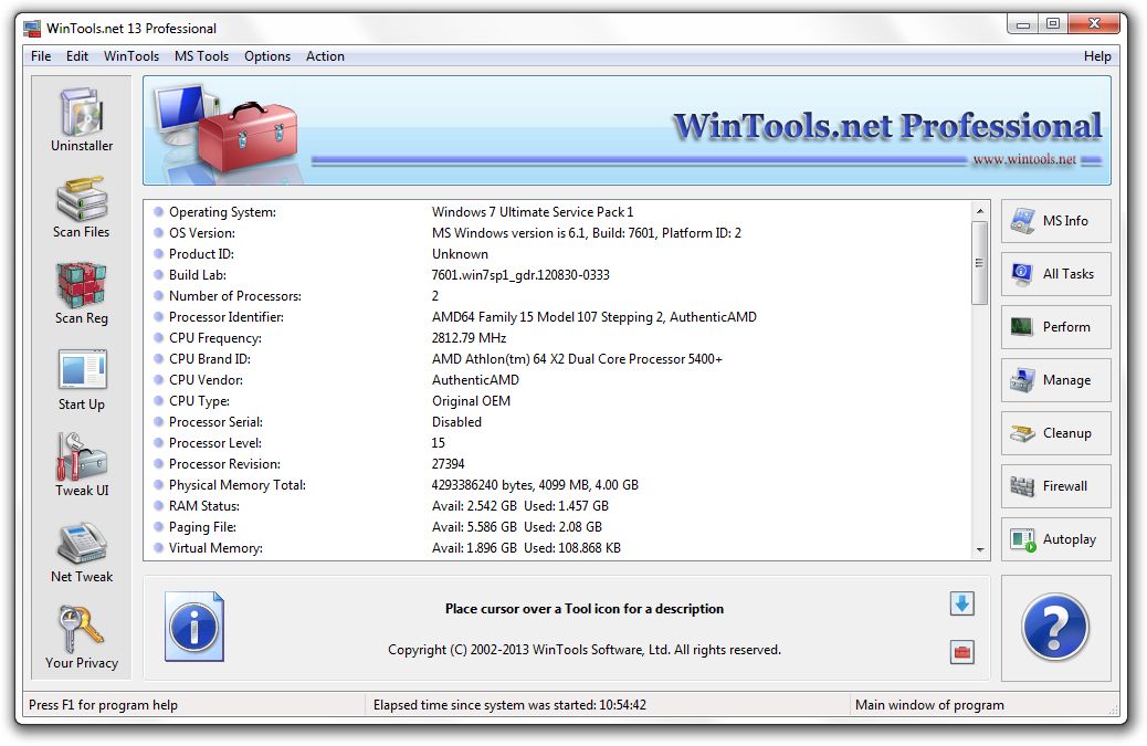 wintools net 