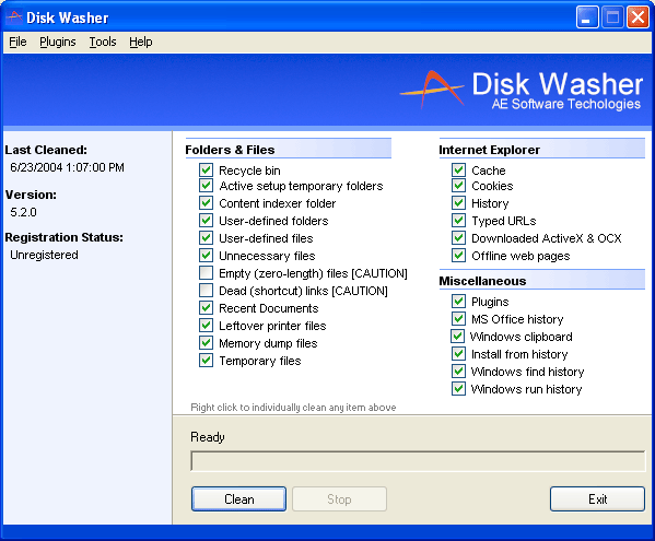 Disk Washer Free Download and Reviews - Fileforum