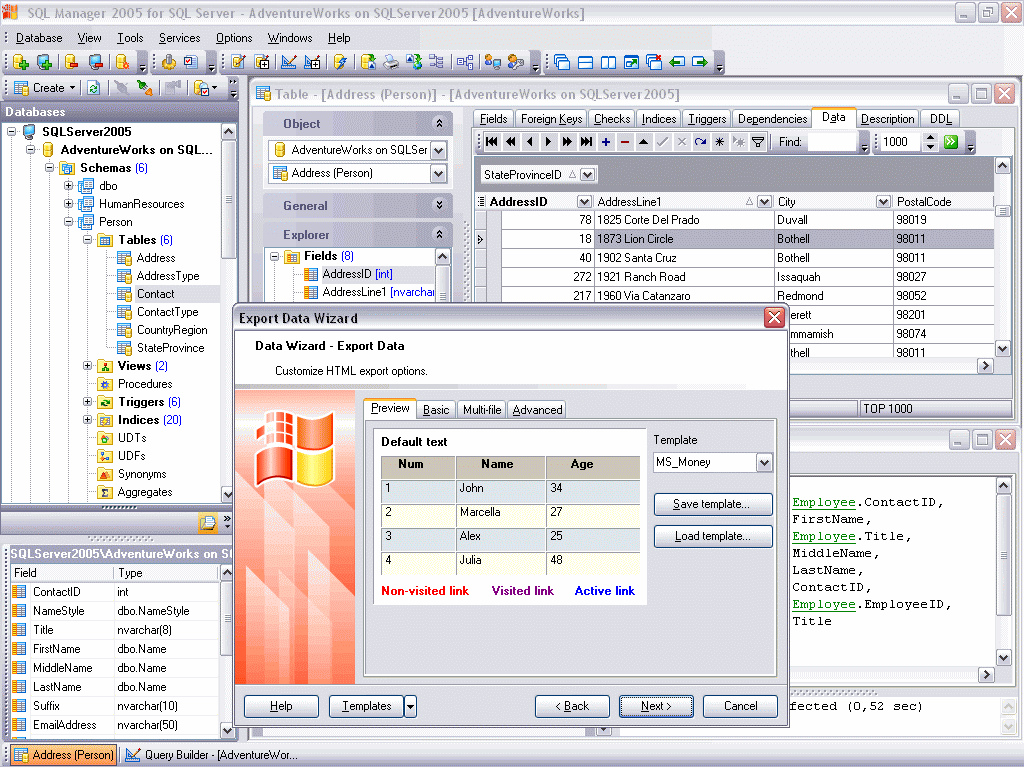 Databases EMS SQL Manager 2005 Lite for SQL Server Download.