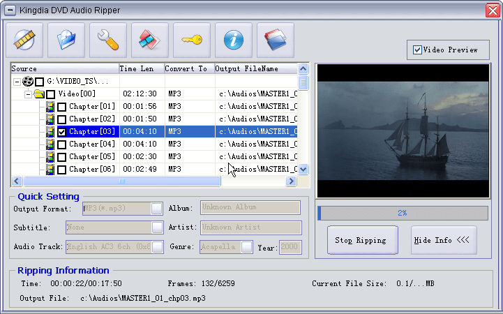 Kingdia DVD