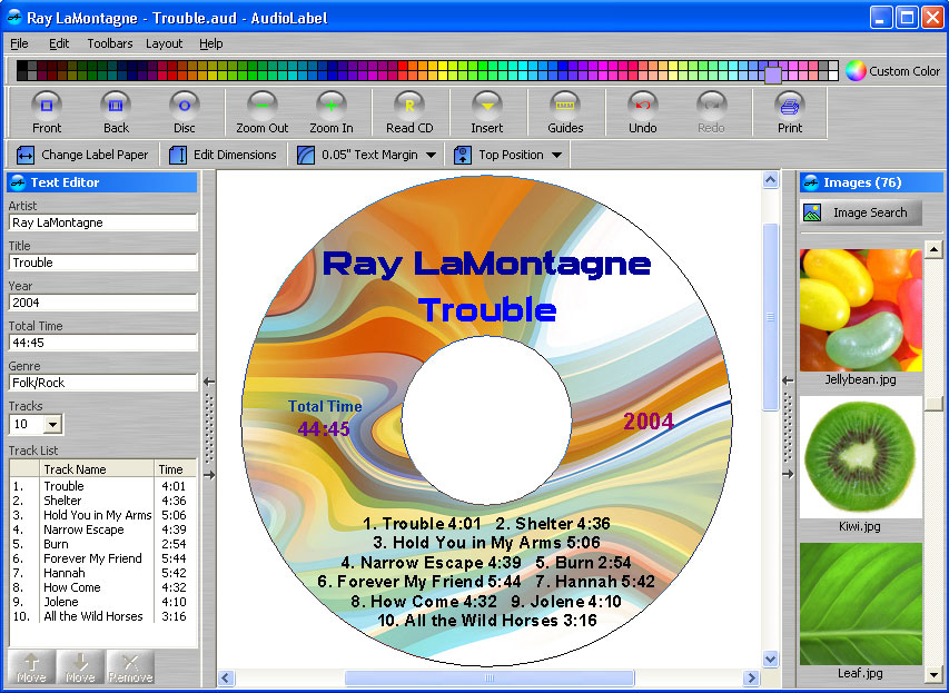 dvd label maker software free download