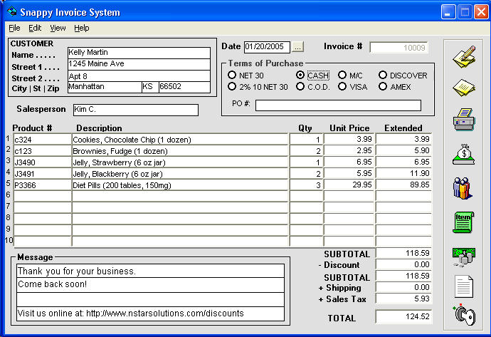 Snappy invoice system v5.0.4.003