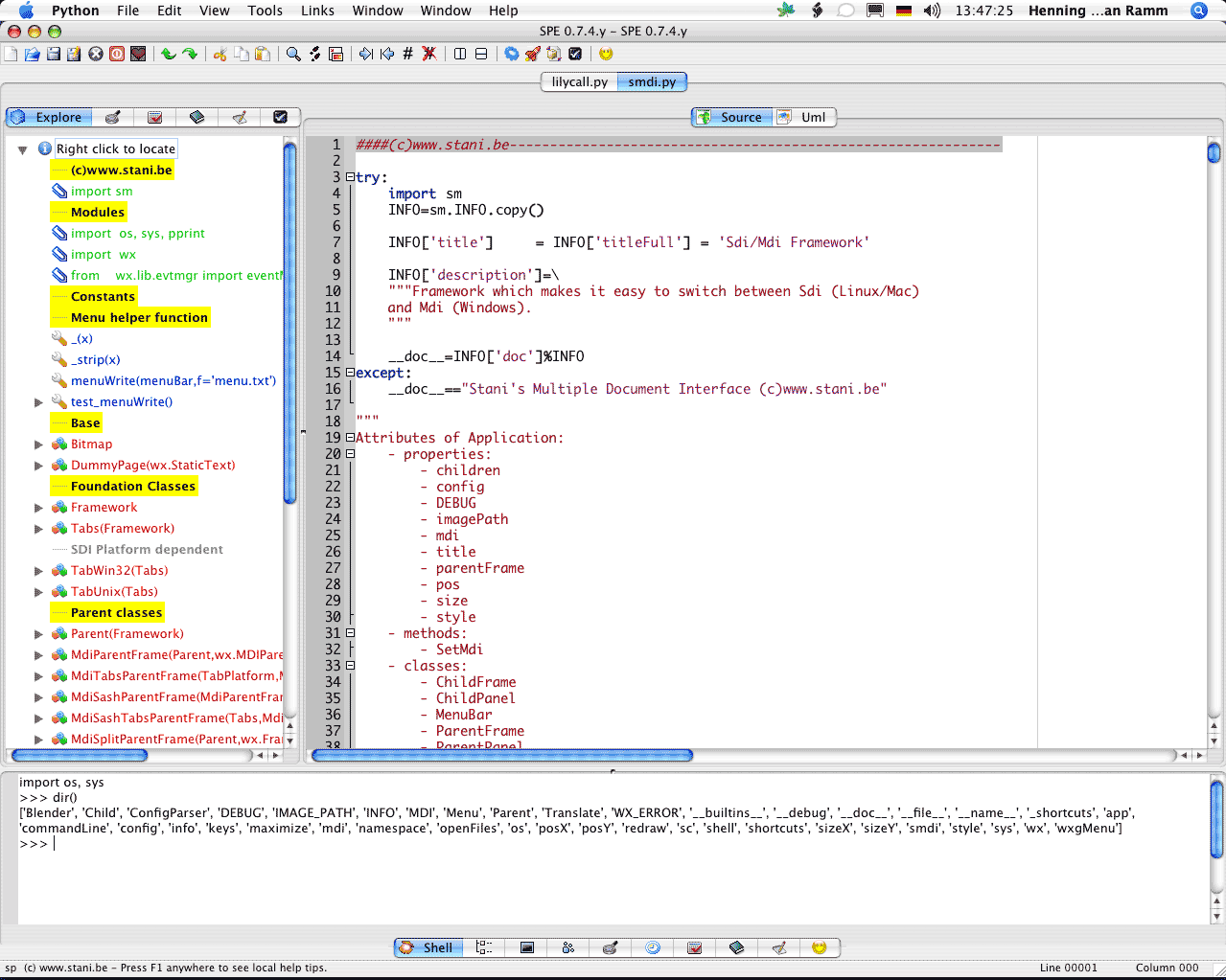 python text editor for mac