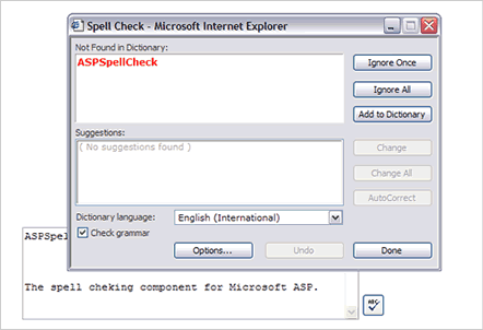 ASP Spell Check Free Download