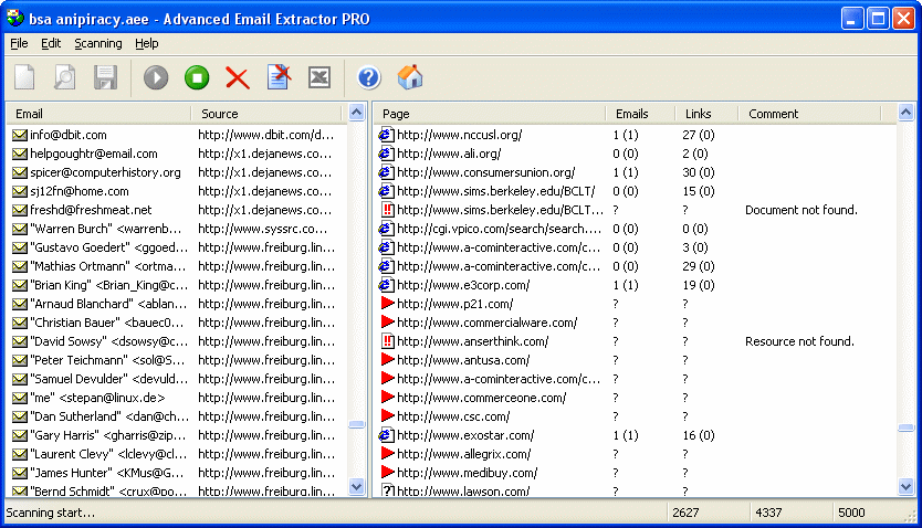 advanced email extractor скачать