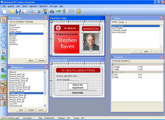 ID card creator Software