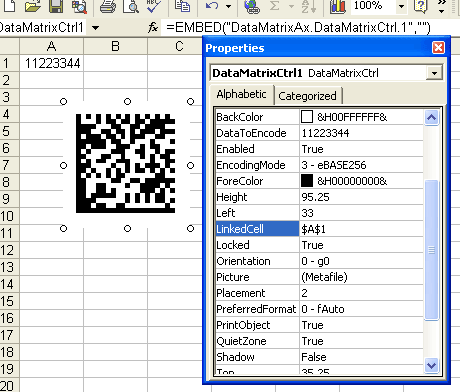 Barcode ActiveX Controls.