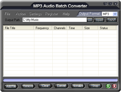 MP3 Audio Batch Converter Free