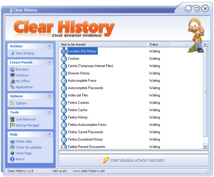 Clear History Free Download and Reviews - Fileforum