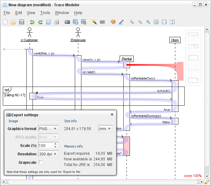 Trace Modeler