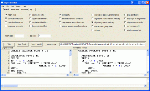 Tidycode Pl/Sql Formatter Free Download and Reviews - Fileforum