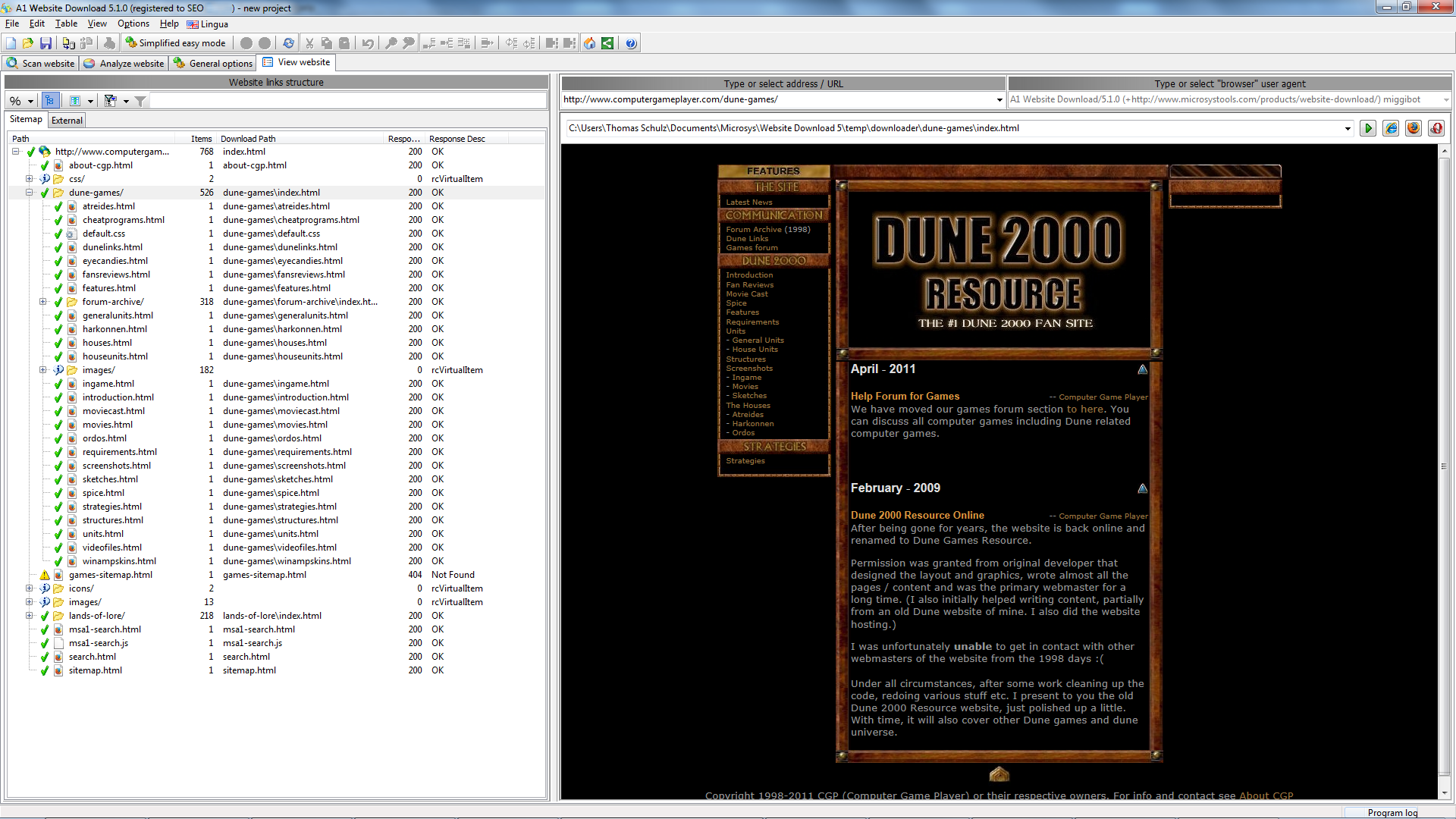 A1 Website