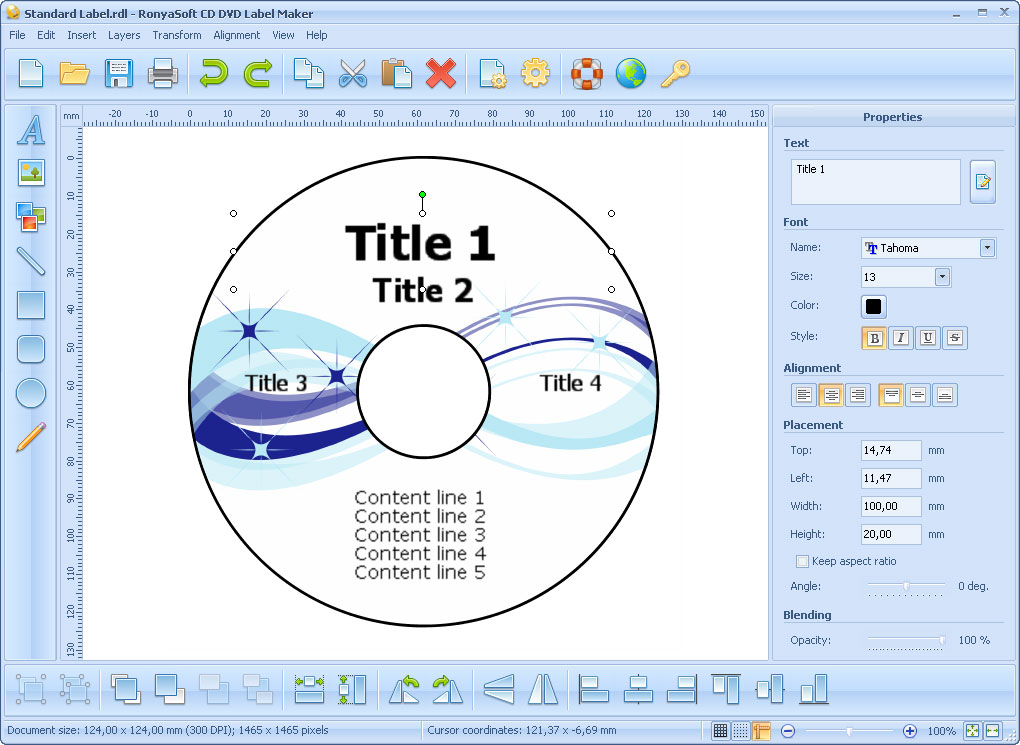 free cd dvd label maker software windows 7
