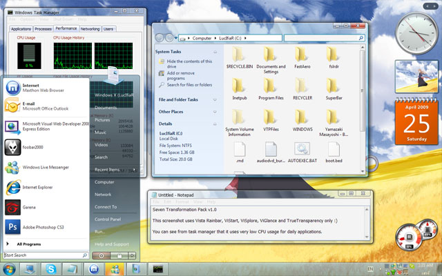Windows 7 For Xp Transformation Pack Free