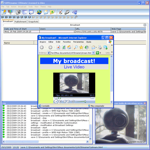 Port Forwarding Ports List.