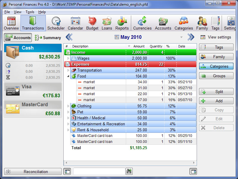 home budgeting software freeware