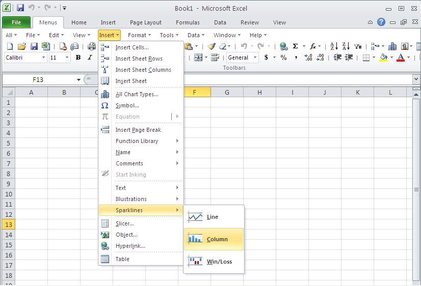 tools menu in excel 2016