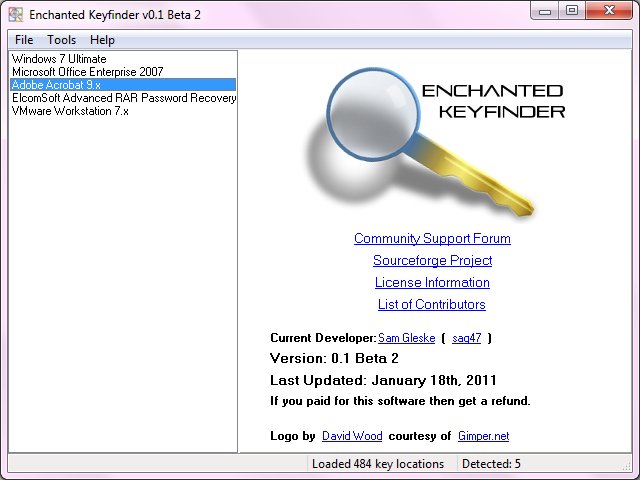 Enchanted Keyfinder Free Download and Reviews - Fileforum