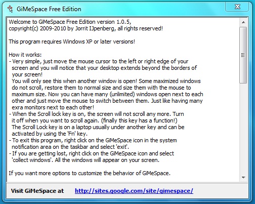 GiMeSpace Desktop