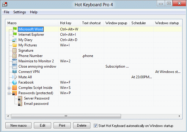 Hot Keyboard облегчит работу на компьютере и сэкономит ваше время