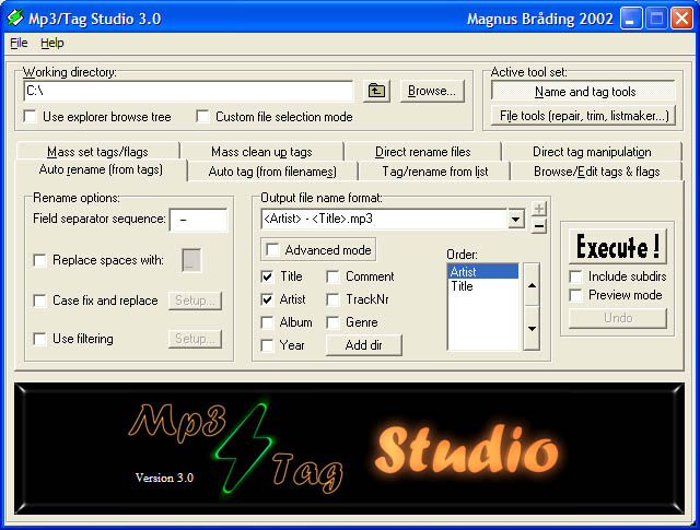 mp3tag copy tags from one file to another