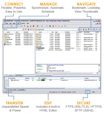 6 окт 2010 скачать CuteFTP Pro 8.3.4 + ключ - FTP клиент бесплатно