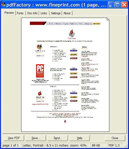 Pdffactory Pro 2.43