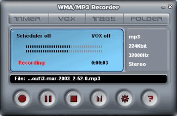 wav mp3 audio recorder