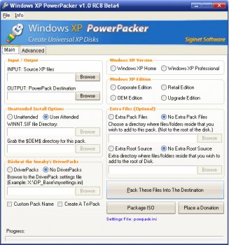 Windows XP PowerPacker 1.0 RC2