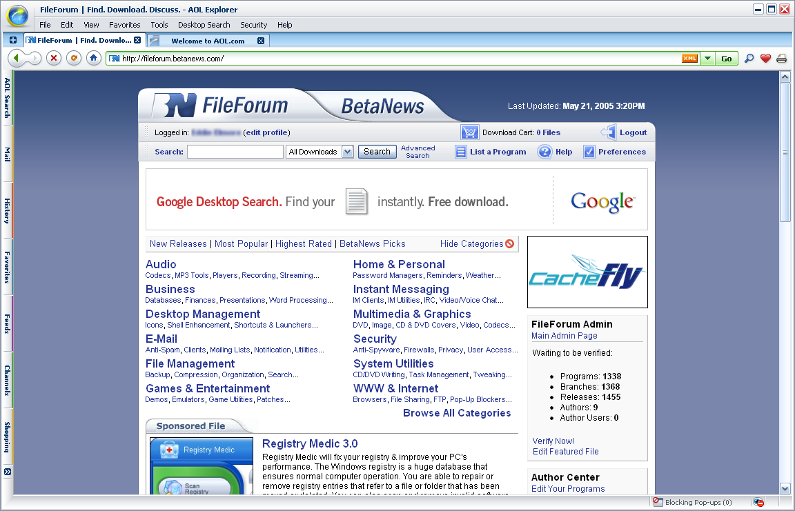 Found forum. AOL Explorer. AOL 9.0. AOL mail. AOL download.