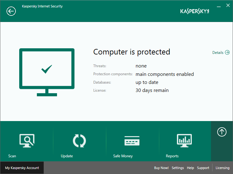 Kaspersky internet security 2016 key 61 update